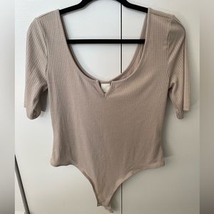 Beige bodysuit